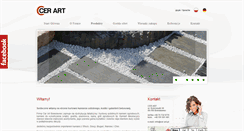 Desktop Screenshot of cer-art.pl