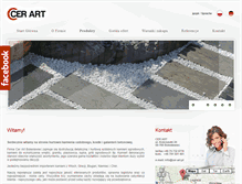 Tablet Screenshot of cer-art.pl